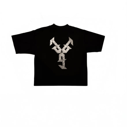 METALLIC LOGO BOX TEE